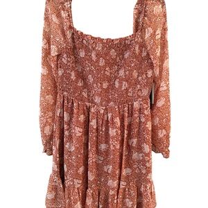 Floral Long Sleeve Dress